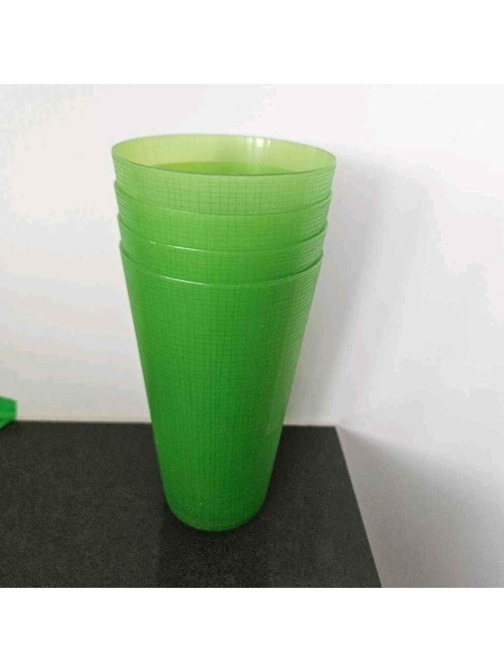 Four Large Plastic Cups